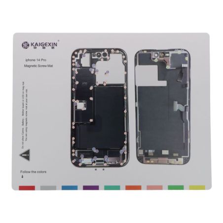 Tapis Magnétique et Patron de Démontage iPhone 14 Pro