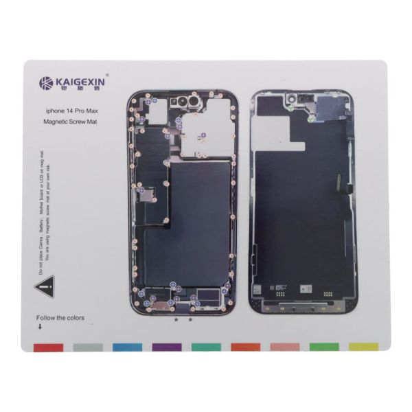 Tapis Magnétique et Patron de Démontage iPhone 14 Pro Max