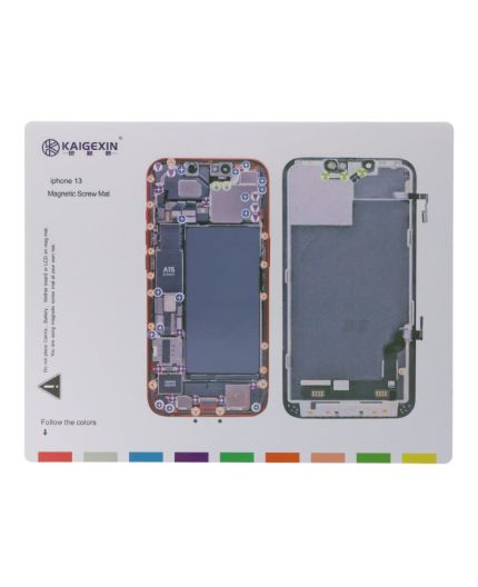 Tapis Magnétique et Patron de Démontage iPhone 13