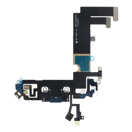 Nappe Connecteur de charge Lightning iPhone 12 Mini - Bleu