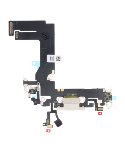 Nappe Connecteur de charge Lightning iPhone 13 Mini - Blanc