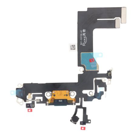 Nappe Connecteur de charge Lightning iPhone 13 Mini - Bleu