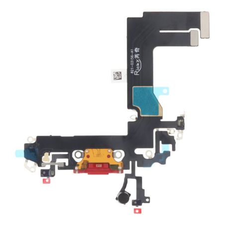 Nappe Connecteur de charge Lightning iPhone 13 Mini - Rouge