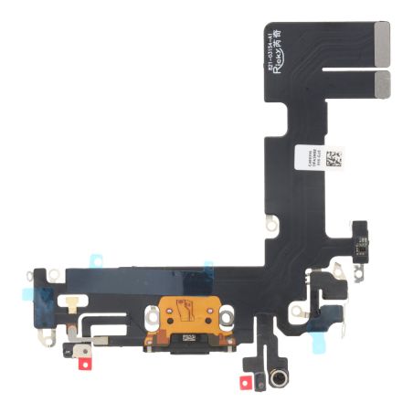 Nappe Connecteur de charge Lightning iPhone 13 - Noir