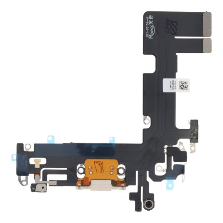 Nappe Connecteur de charge Lightning iPhone 13 - Blanc