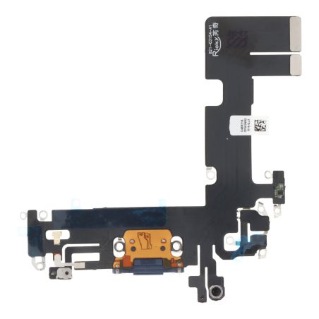 Nappe Connecteur de charge Lightning iPhone 13 - Bleu
