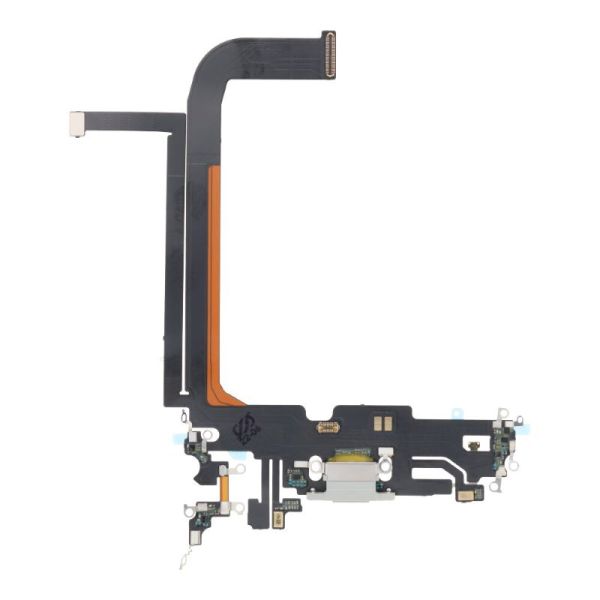 Nappe Connecteur de charge Lightning iPhone 13 Pro Max - Blanc