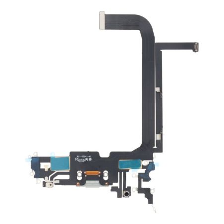 Nappe Connecteur de charge Lightning iPhone 13 Pro Max - Blanc