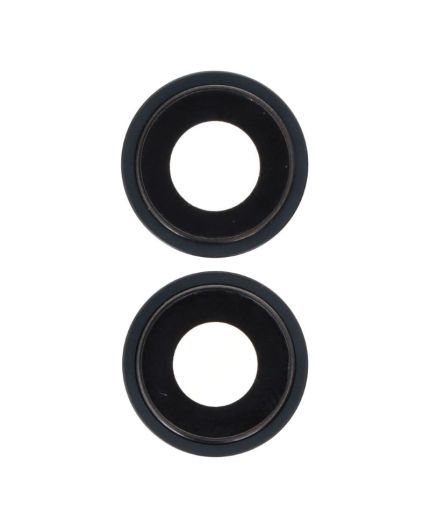 Lentille caméra arrière avec contour iPhone 14 et 14 Plus - Noir