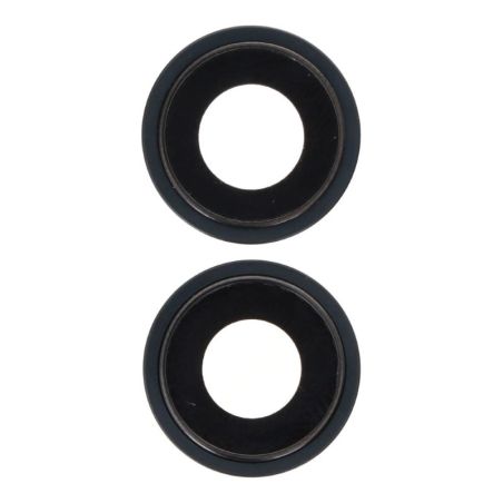Lentille caméra arrière avec contour iPhone 14 et 14 Plus - Noir