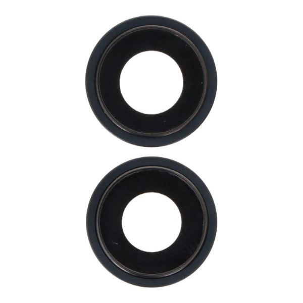 Lentille caméra arrière avec contour iPhone 14 et 14 Plus - Noir