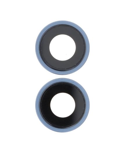 Lentille caméra arrière avec contour iPhone 14 et 14 Plus - Bleu