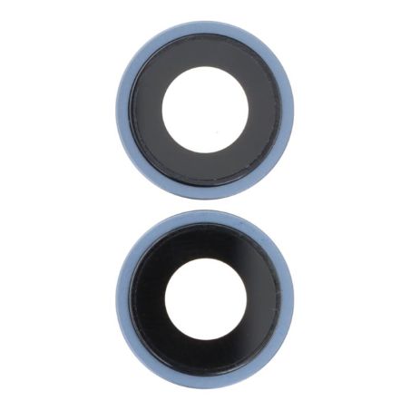 Lentille caméra arrière avec contour iPhone 14 et 14 Plus - Bleu