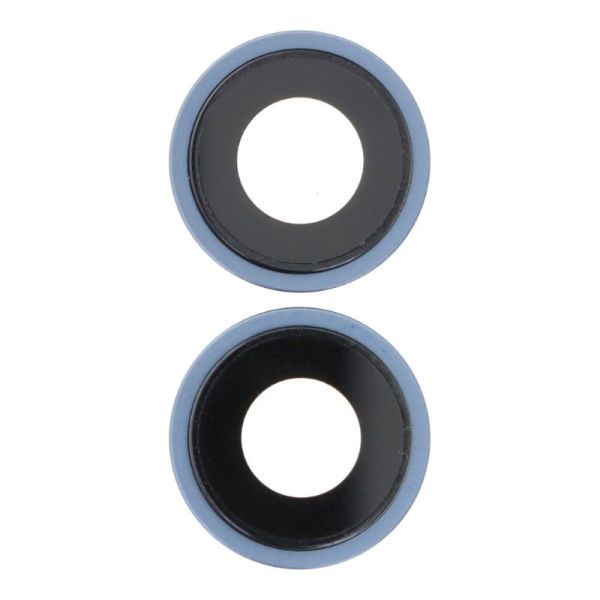 Lentille caméra arrière avec contour iPhone 14 et 14 Plus - Bleu