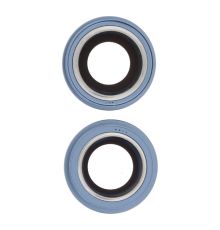 Lentille caméra arrière avec contour iPhone 14 et 14 Plus - Bleu
