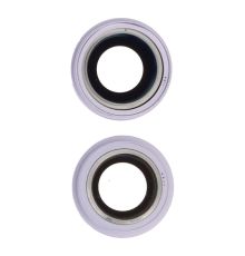Lentille caméra arrière avec contour iPhone 14 et 14 Plus - Mauve