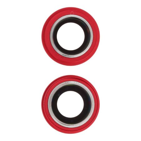 Lentille caméra arrière avec contour iPhone 14 et 14 Plus - Rouge