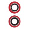 Lentille caméra arrière avec contour iPhone 14 et 14 Plus - Rouge