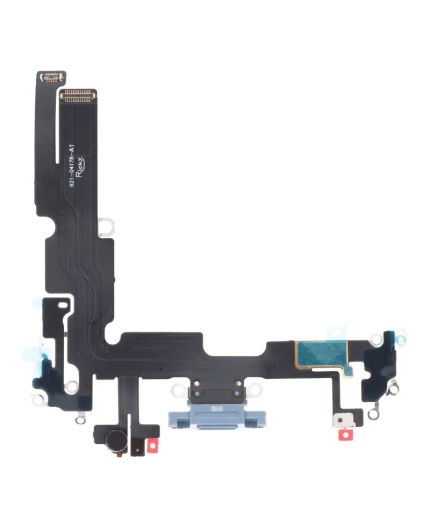 Nappe Connecteur de charge Lightning iPhone 14 Plus - Bleu