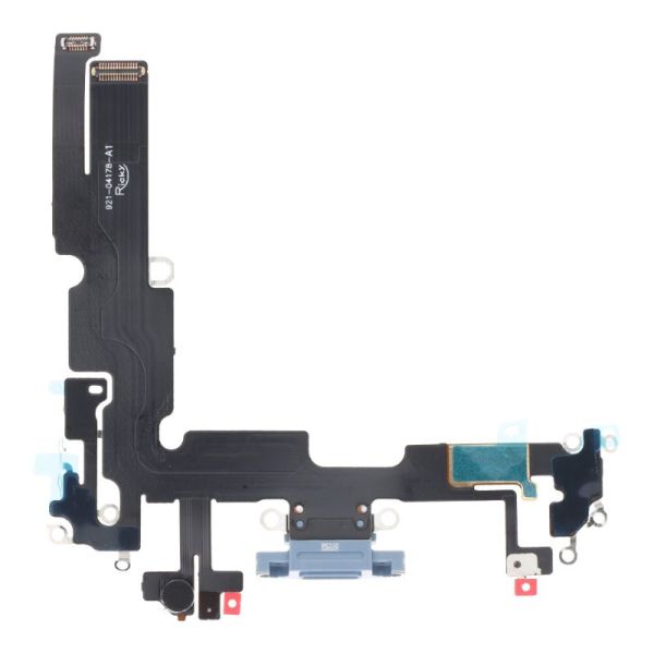 Nappe Connecteur de charge Lightning iPhone 14 Plus - Bleu