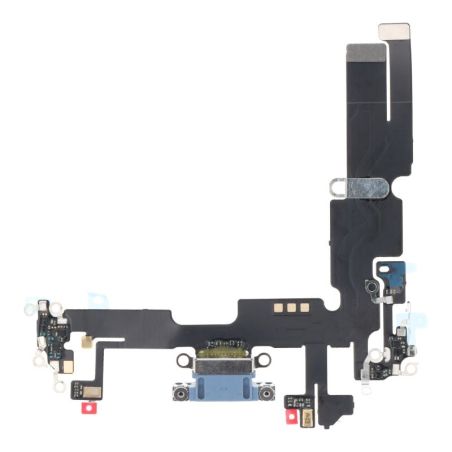 Nappe Connecteur de charge Lightning iPhone 14 Plus - Bleu