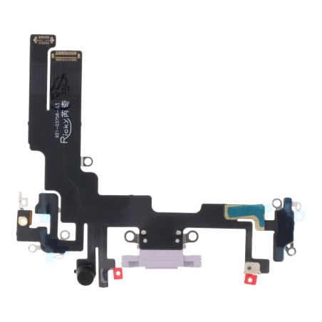 Nappe Connecteur de charge Lightning iPhone 14 - Violet