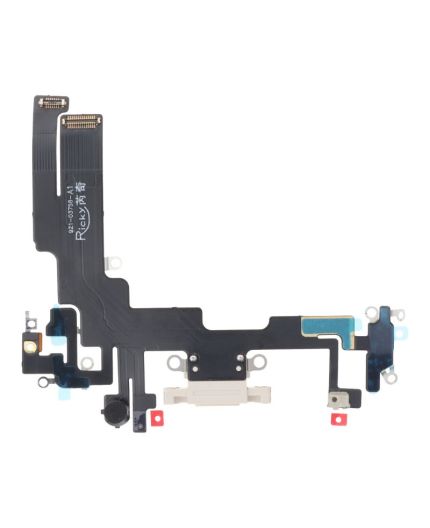 Nappe Connecteur de charge Lightning iPhone 14 - Blanc