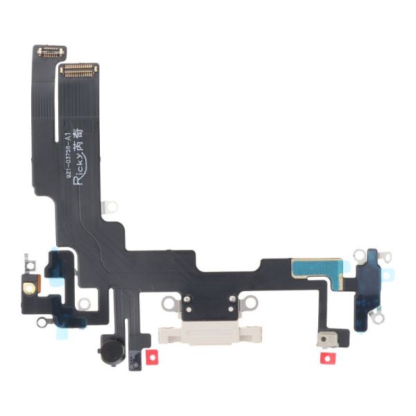 Nappe Connecteur de charge Lightning iPhone 14 - Blanc