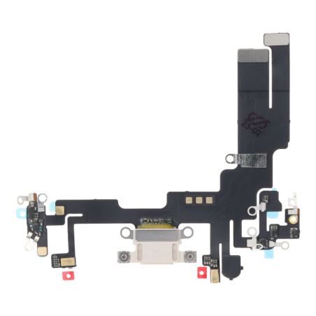 Nappe Connecteur de charge Lightning iPhone 14 - Blanc