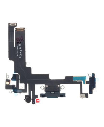Nappe Connecteur de charge Lightning iPhone 14 - Noir