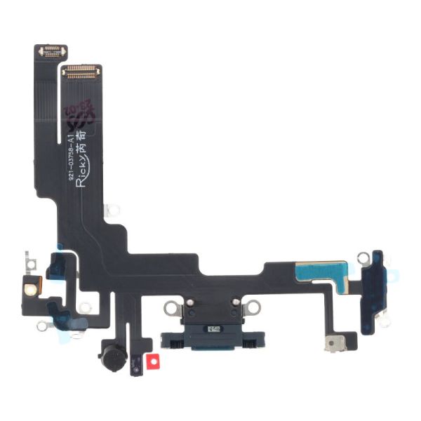 Nappe Connecteur de charge Lightning iPhone 14 - Noir