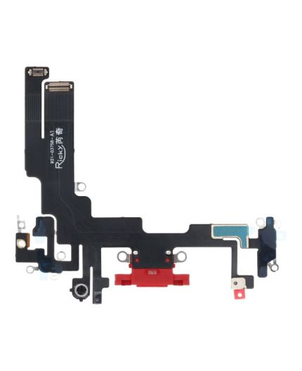 Nappe Connecteur de charge Lightning iPhone 14 - Rouge
