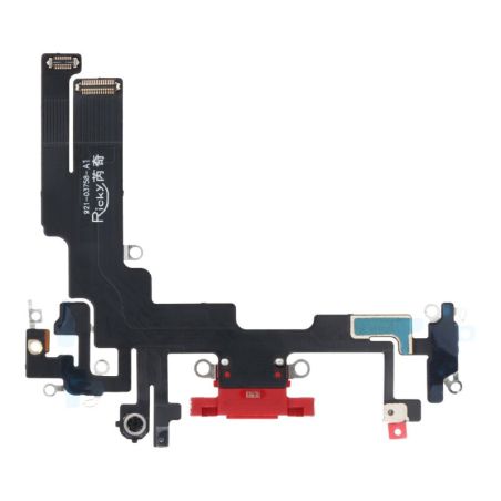 Nappe Connecteur de charge Lightning iPhone 14 - Rouge