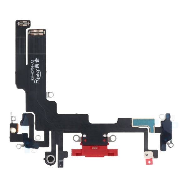 Nappe Connecteur de charge Lightning iPhone 14 - Rouge