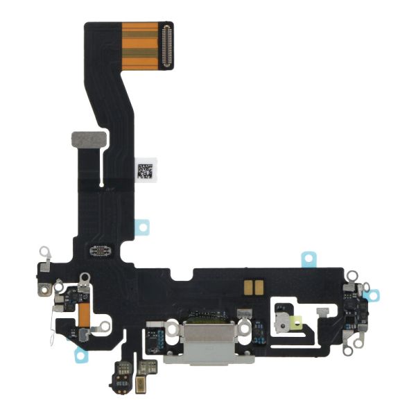 Nappe Connecteur de charge Lightning iPhone 12 et 12 Pro - Blanc
