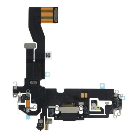 Nappe Connecteur de charge Lightning iPhone 12 et 12 Pro- Noir