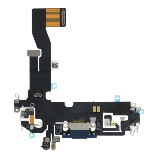 Nappe Connecteur de charge Lightning iPhone 12 et 12 Pro - Bleu