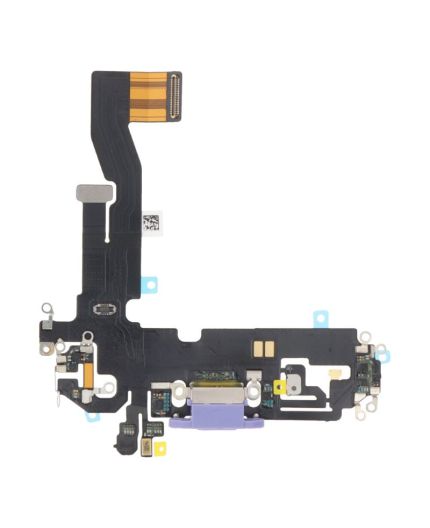 Nappe Connecteur de charge Lightning iPhone 12 - Mauve