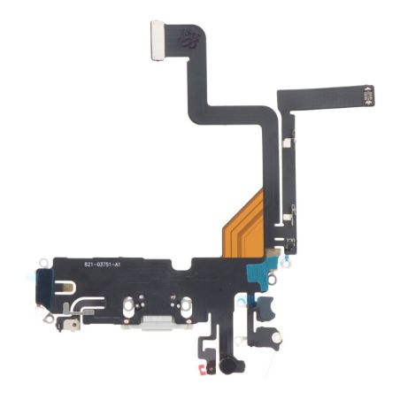 Nappe Connecteur de charge Lightning iPhone 14 Pro - Argent