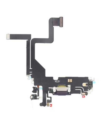 Nappe Connecteur de charge Lightning iPhone 14 Pro - Violet