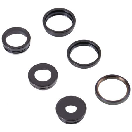 Lentille caméra arriére avec contour iPhone 14 Pro et 14 Pro Max - Noir