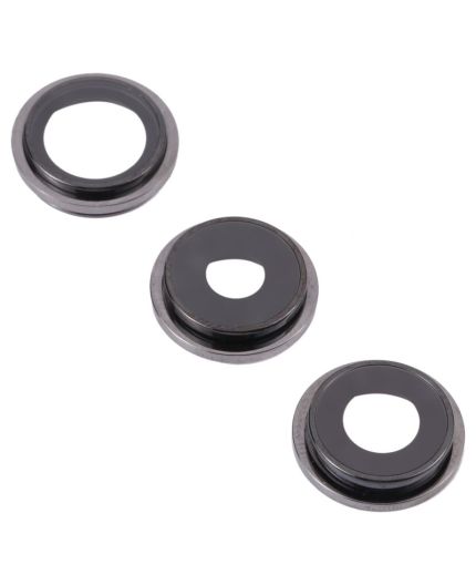 Lentille caméra arriére avec contour iPhone 13 Pro et 13 Pro Max - Noir