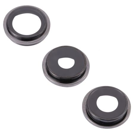 Lentille caméra arriére avec contour iPhone 13 Pro et 13 Pro Max - Noir