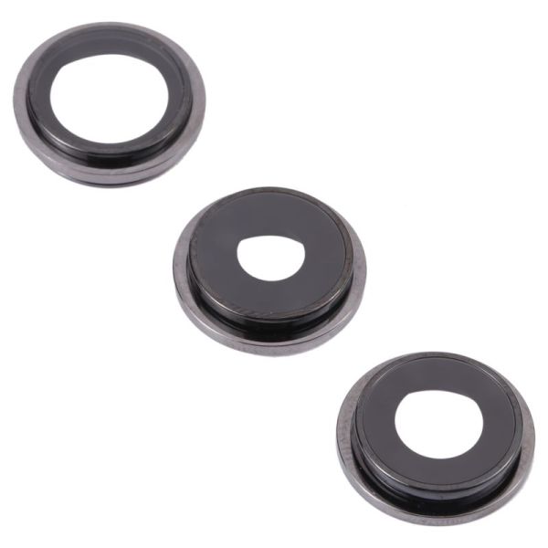 Lentille caméra arriére avec contour iPhone 13 Pro et 13 Pro Max - Noir