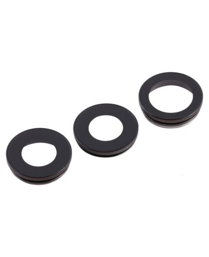 Lentille caméra arriére avec contour iPhone 12 Pro - Noir