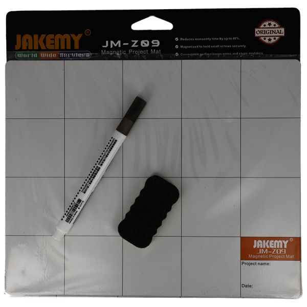 Jakemy JM-Z09 Tapis Magnétique avec marqueur pour réparation mobiles