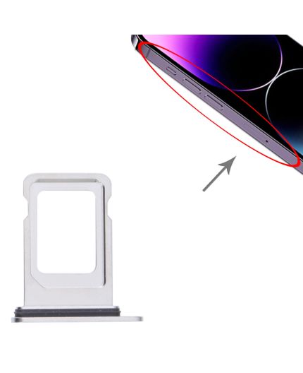 Tiroir Sim iPhone 14 Pro et 14 Pro Max - Argent