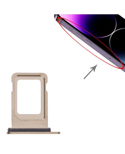 Tiroir Sim iPhone 14 Pro et 14 Pro Max - OR