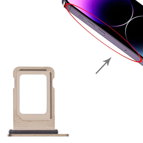 Tiroir Sim iPhone 14 Pro et 14 Pro Max - OR