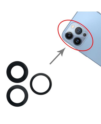 Vitre Cache Caméra Arrière iPhone 13 Pro et 13 Pro Max